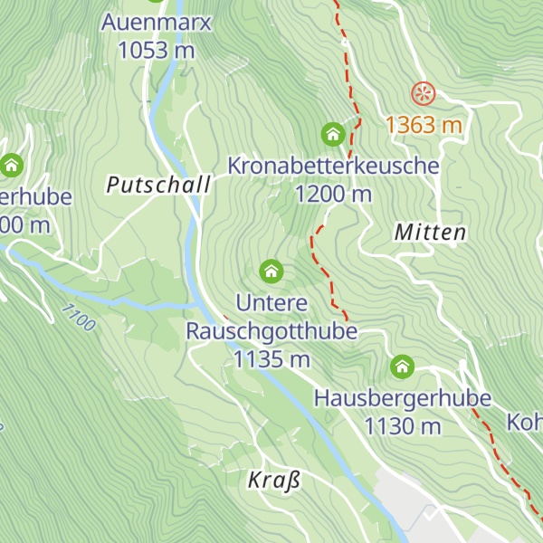Map of Untere Rauschgotthube