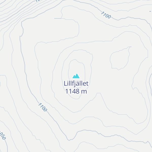 Map of Lillfjället