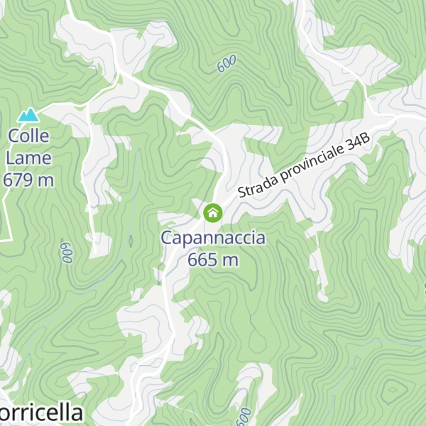 Map of Capannaccia