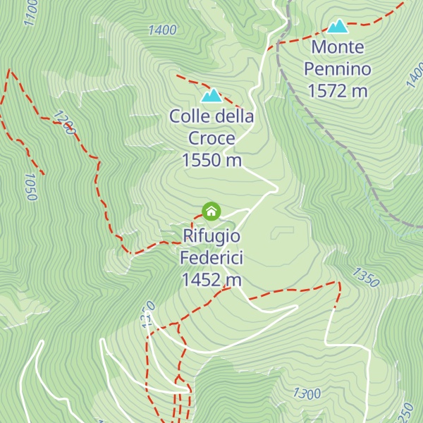 Map of Rifugio Federici
