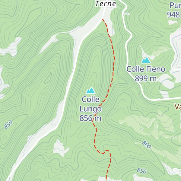 Map of Colle Lungo