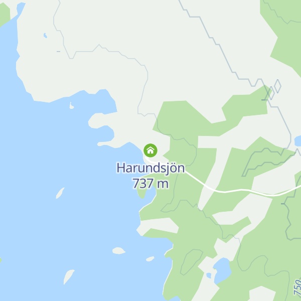 Map of Harundsjön