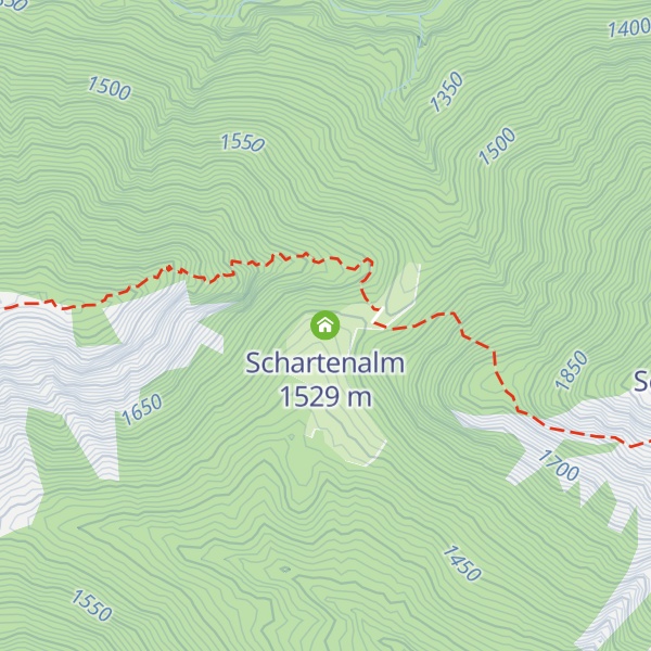 Map of Schartenalm