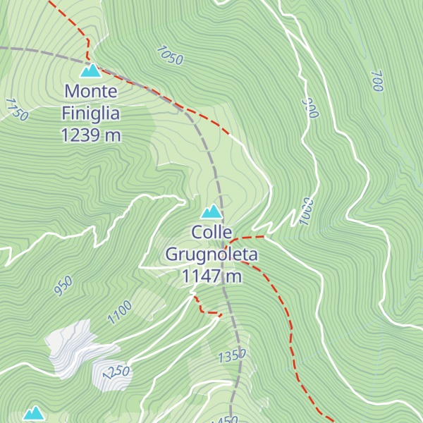 Map of Colle Grugnoleta
