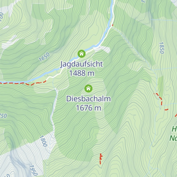 Map of Diesbachalm