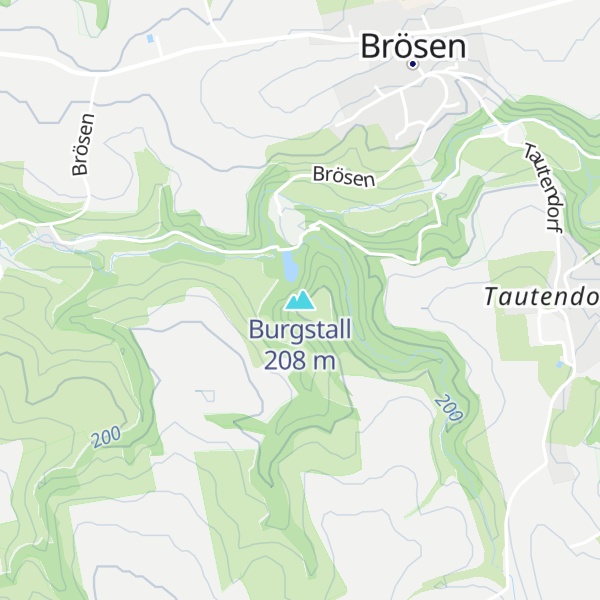 Map of Burgstall