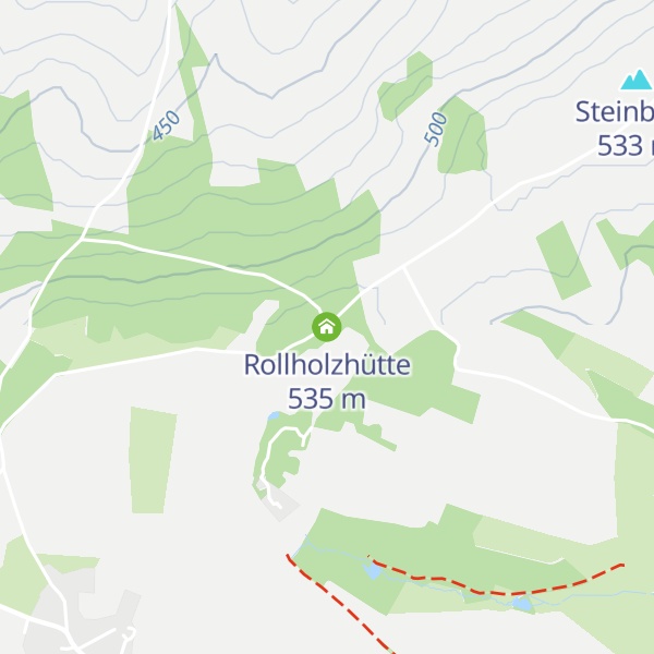 Map of Rollholzhütte