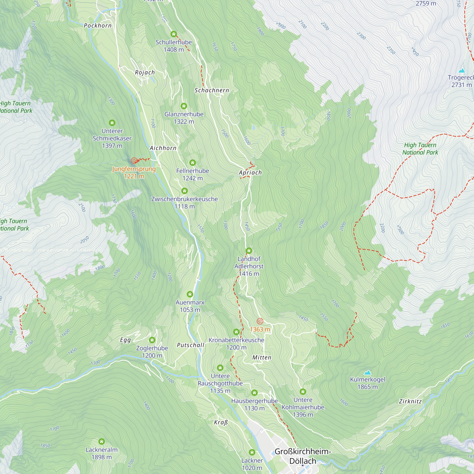 Durznerhube map