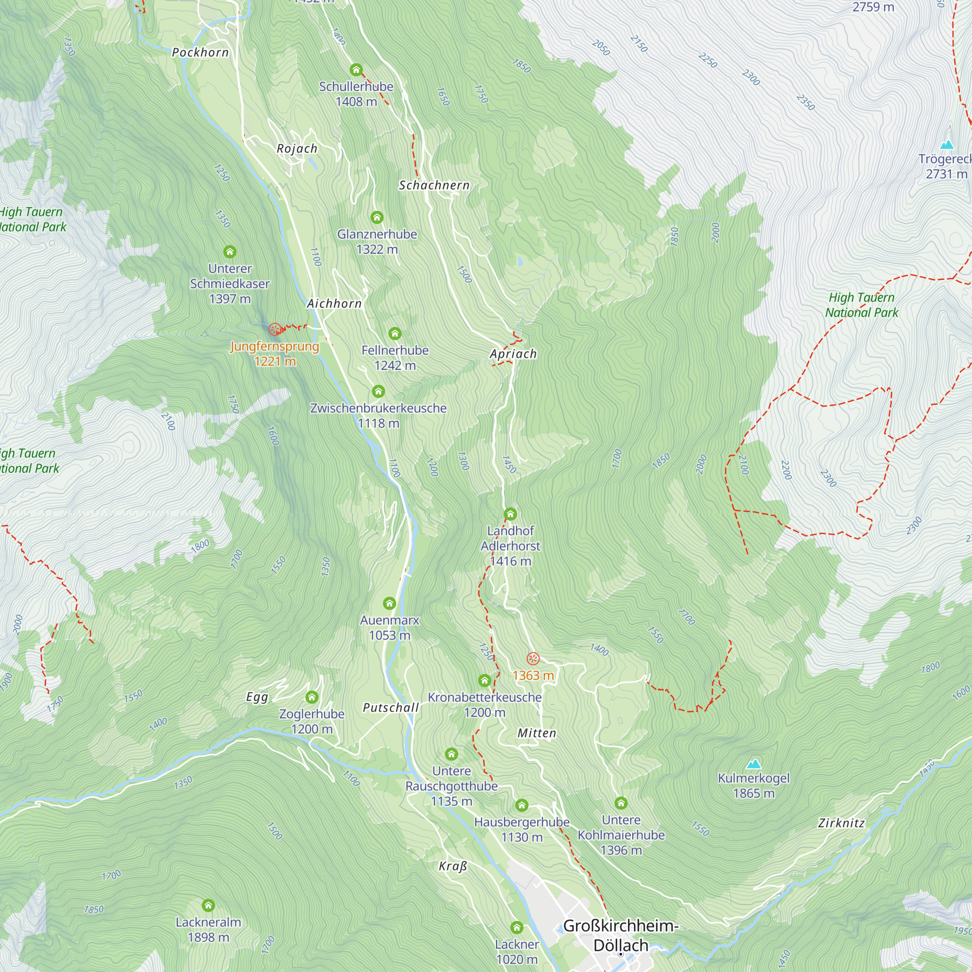 Durznerhube map