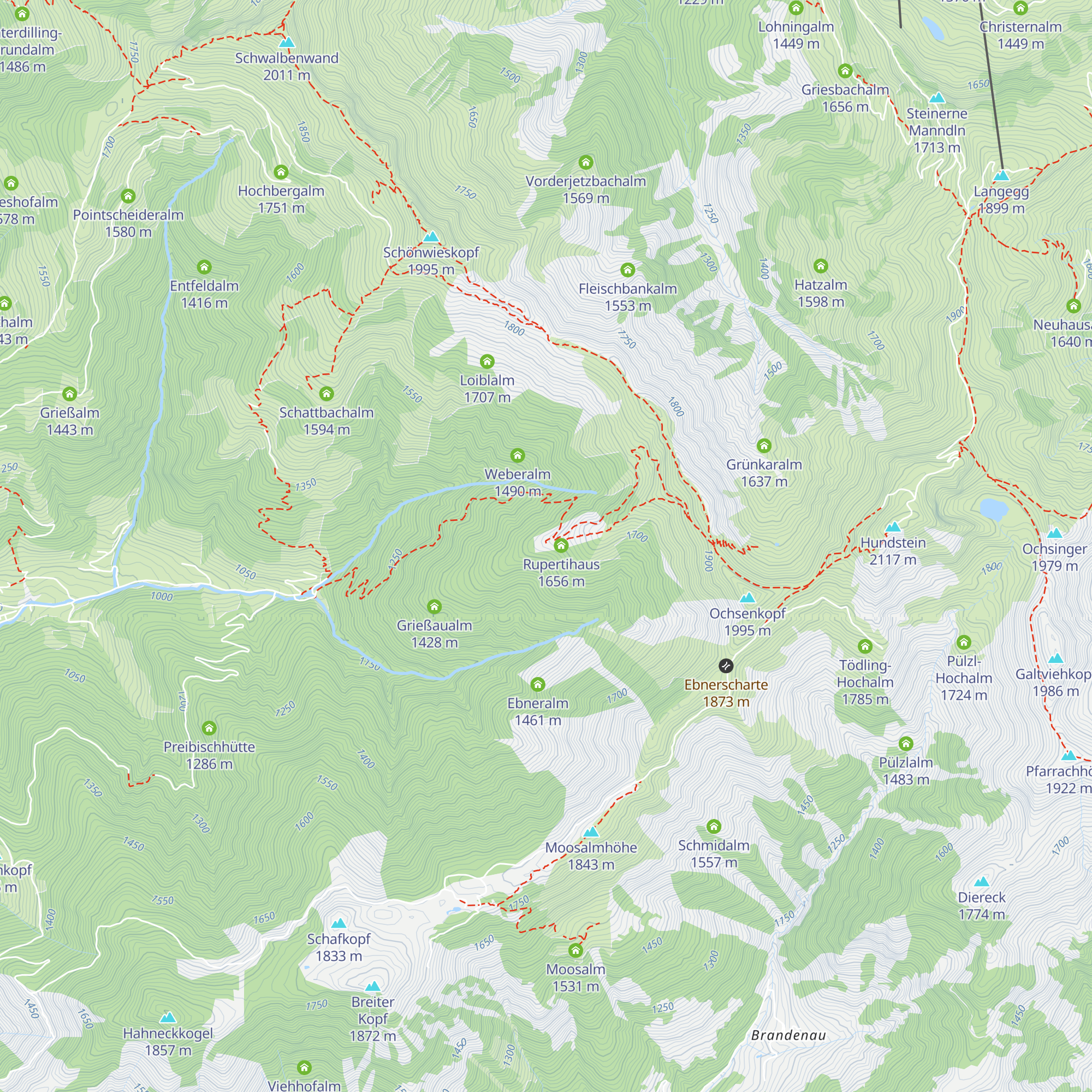 Stoffenalm map