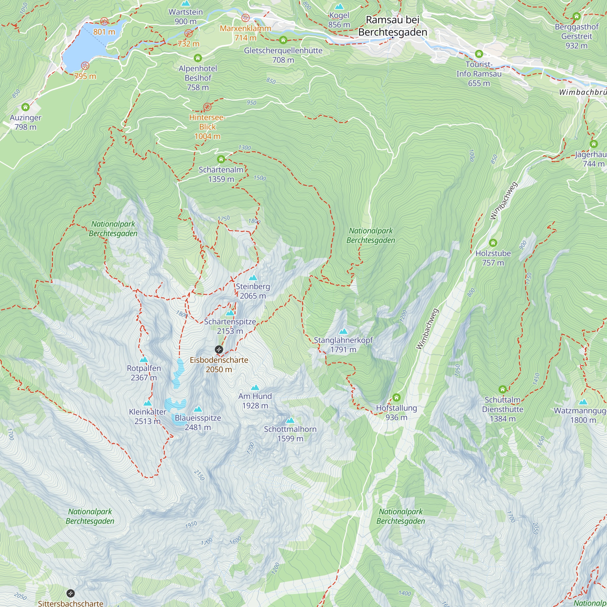 Hochalm map