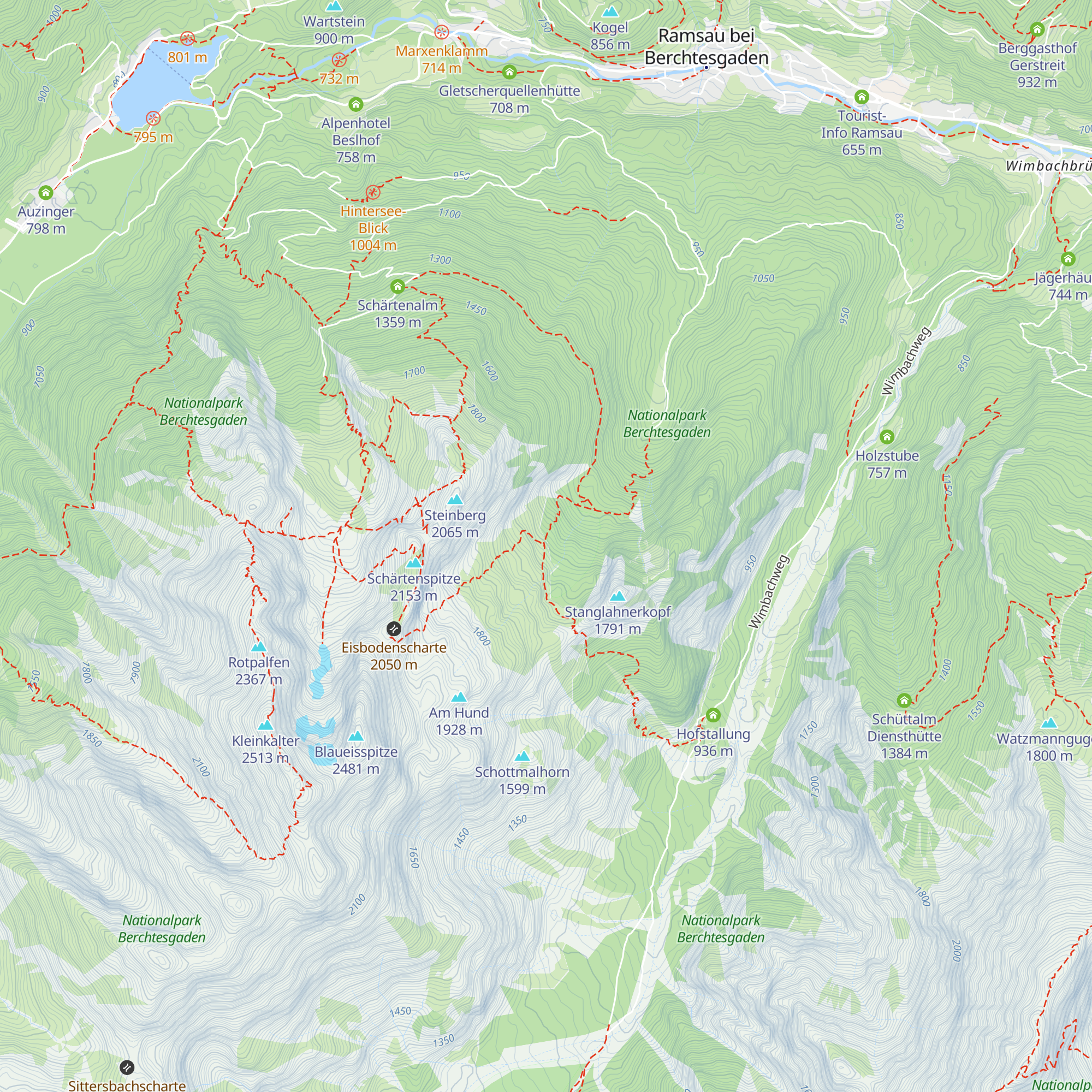 Hochalm map