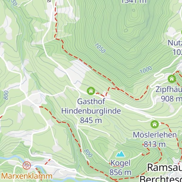 Map of Gasthof Hindenburglinde