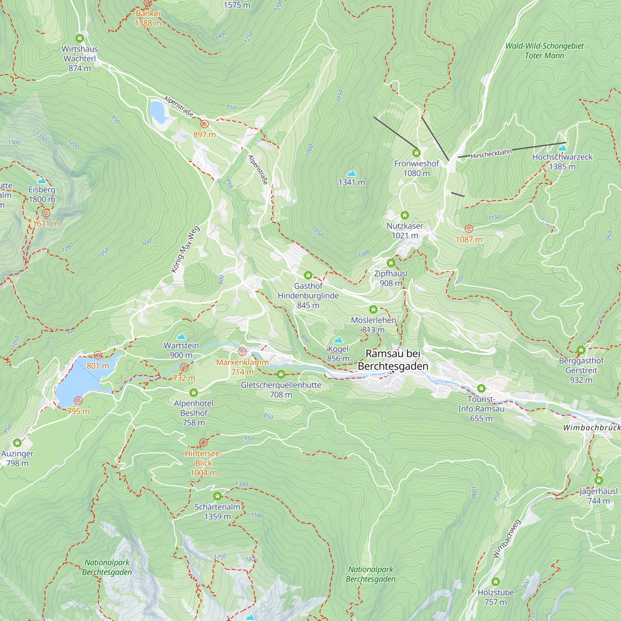 Lacklehen map