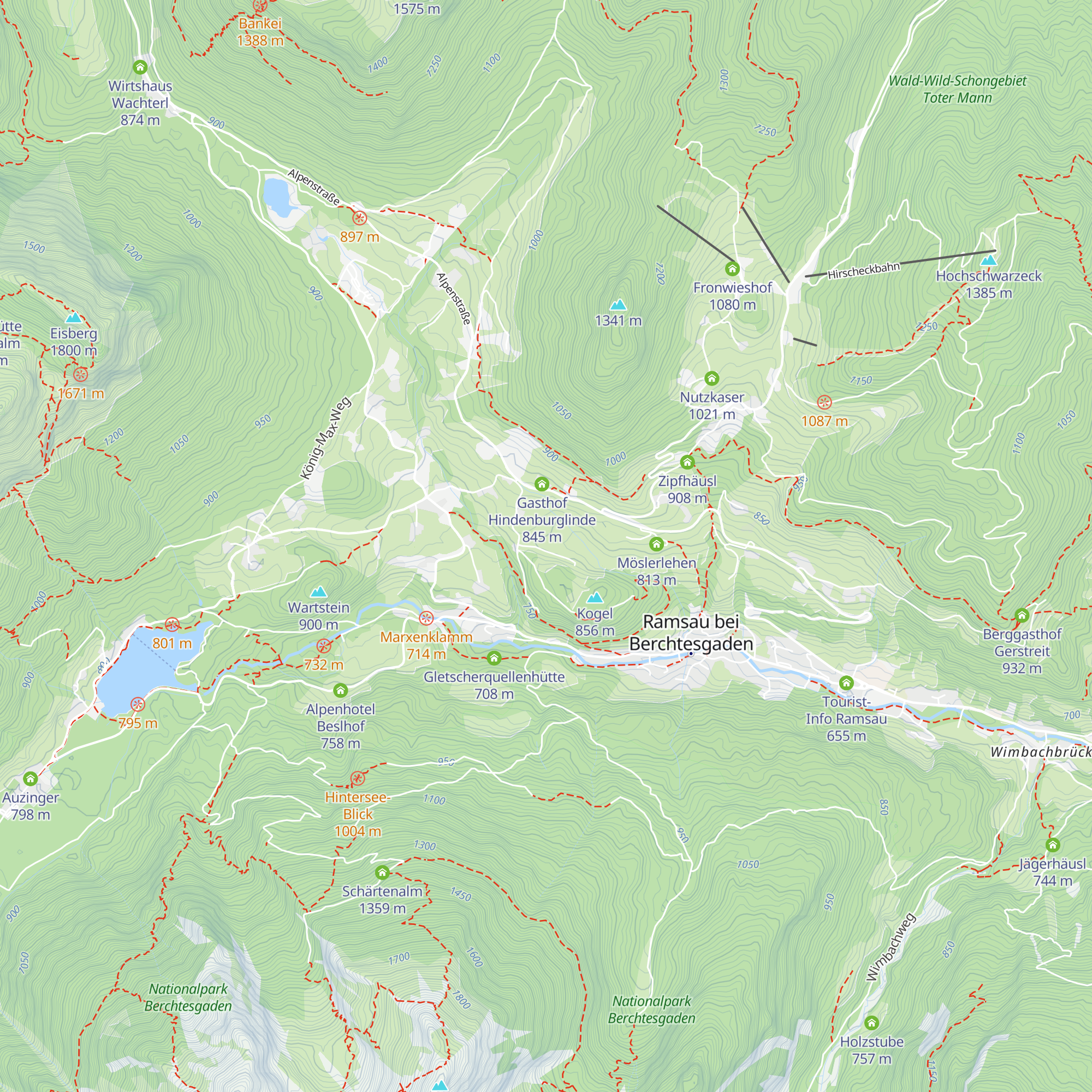 Lacklehen map