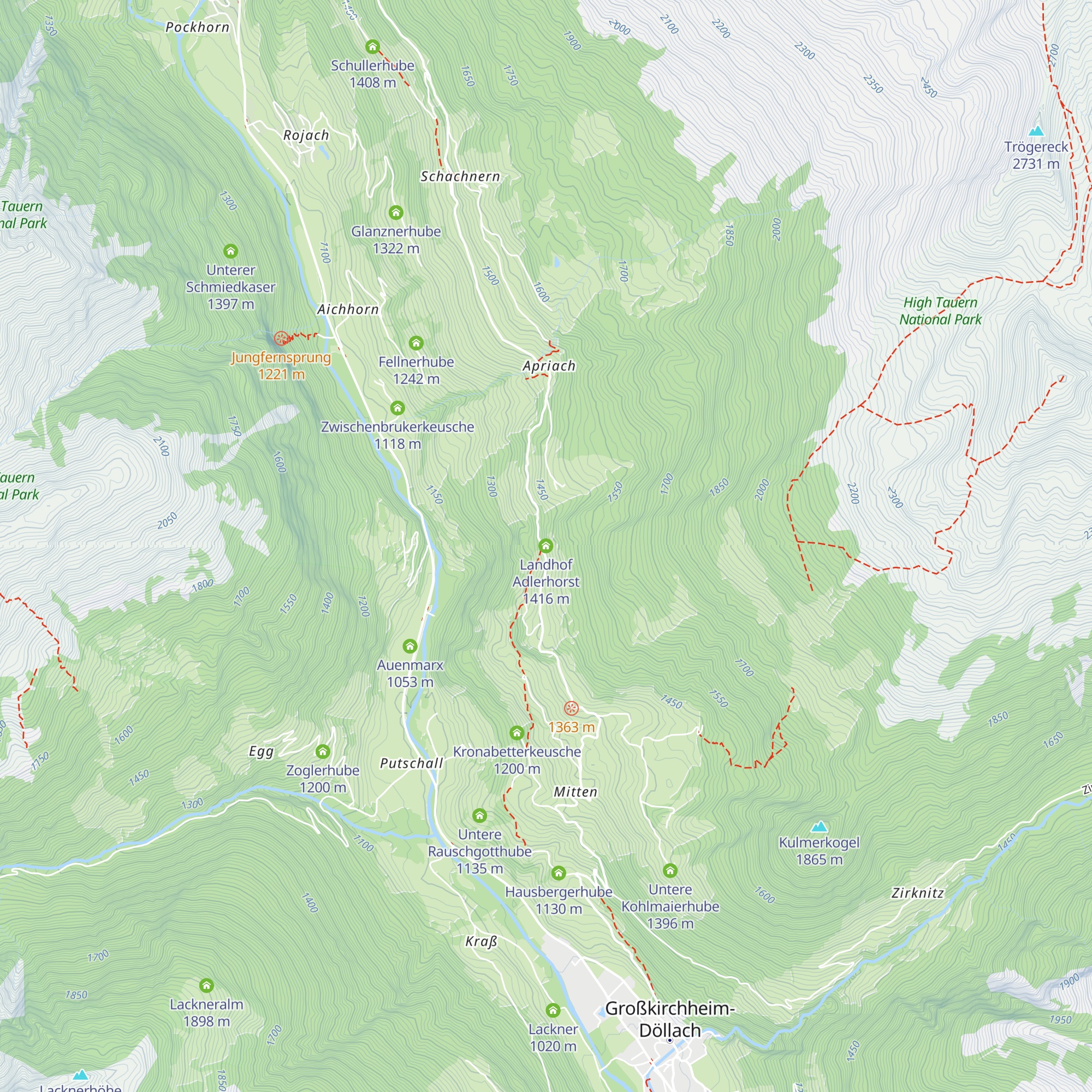 Landhof Adlerhorst map