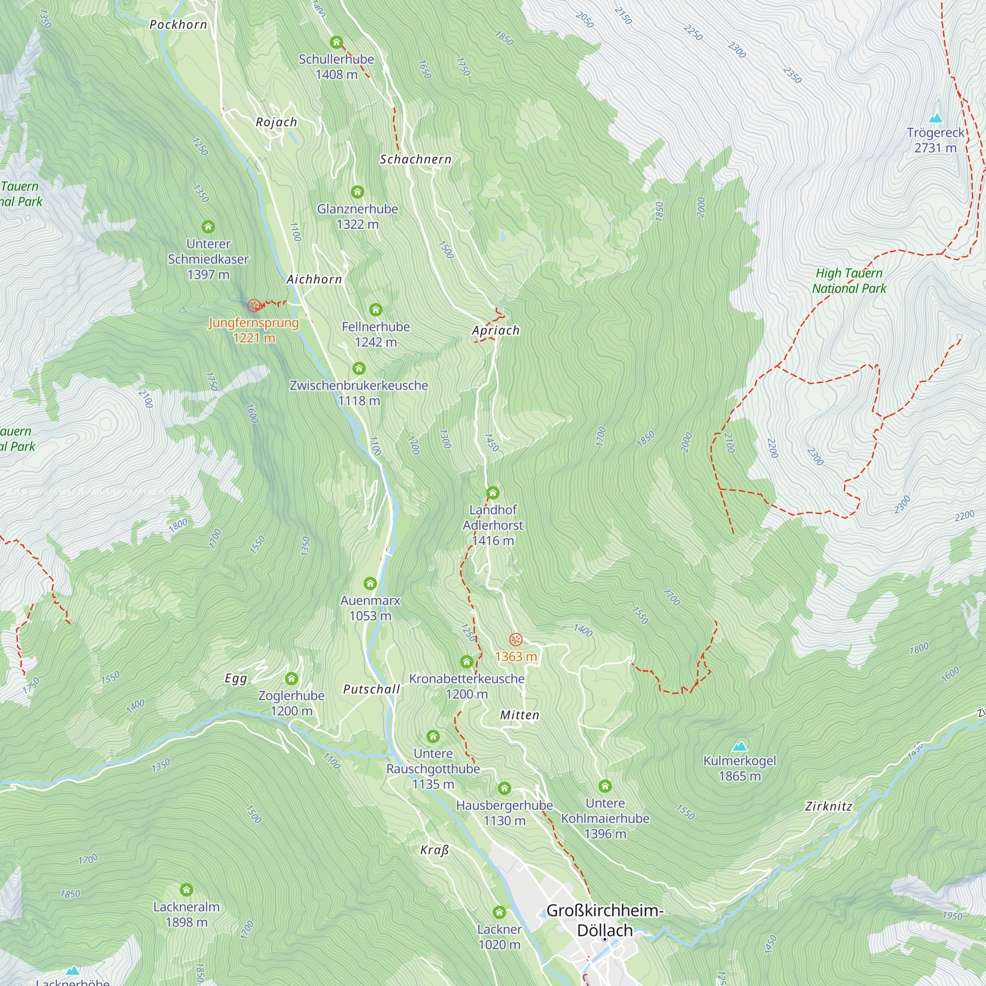 Landhof Adlerhorst map
