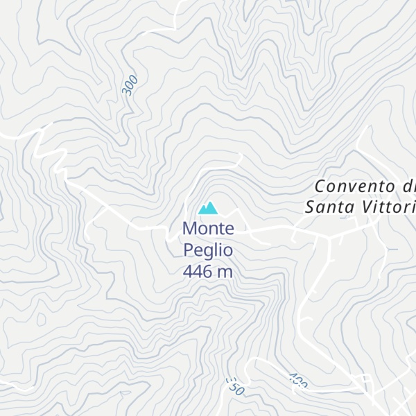 Map of Monte Peglio
