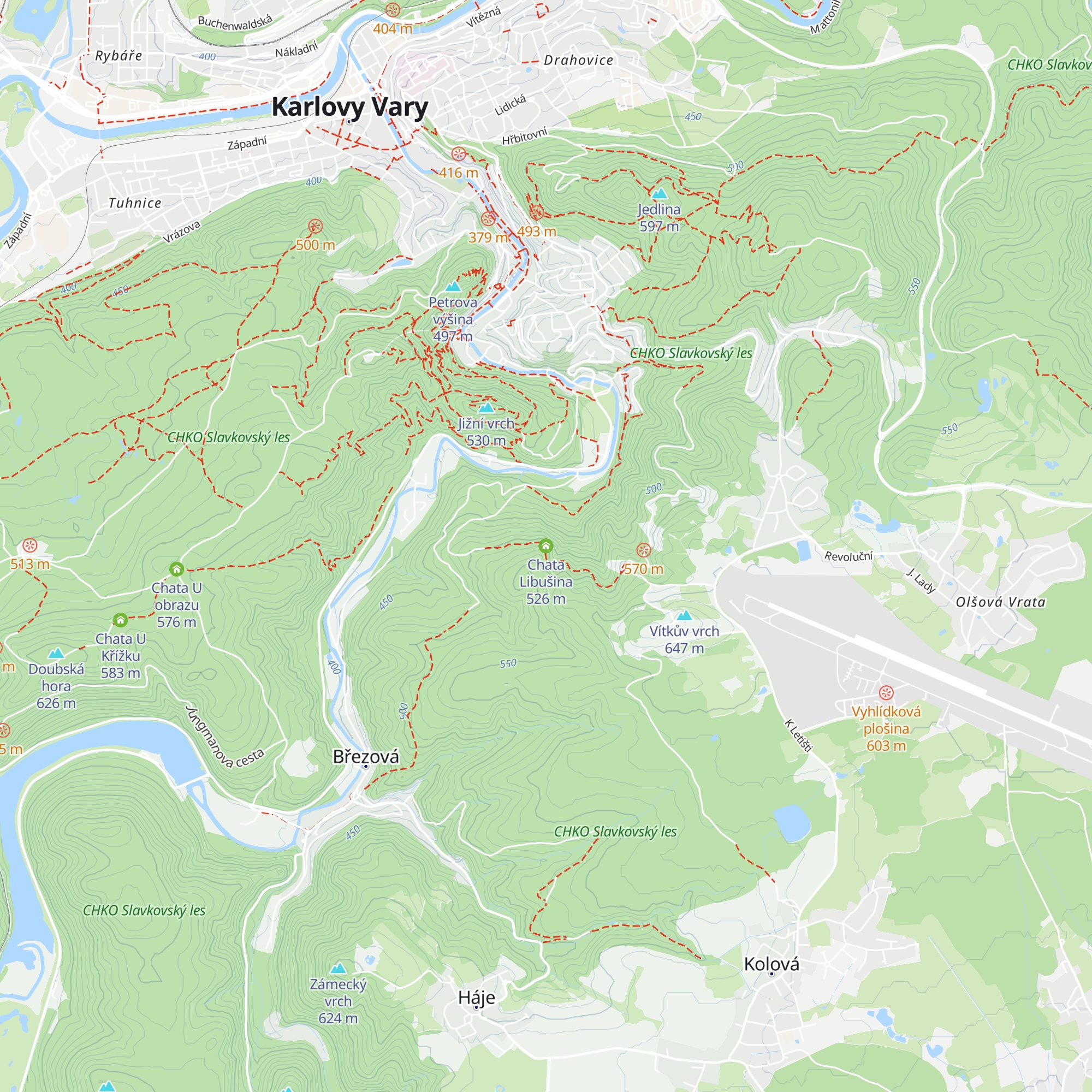 Chata Libušina map
