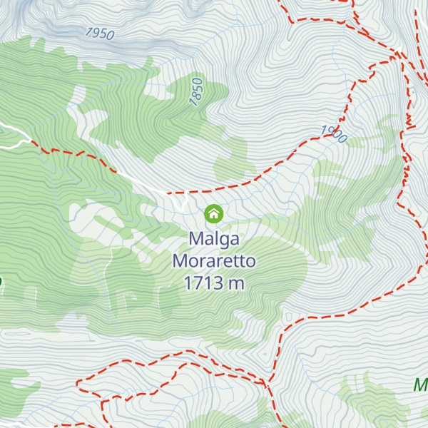 Map of Malga Moraretto
