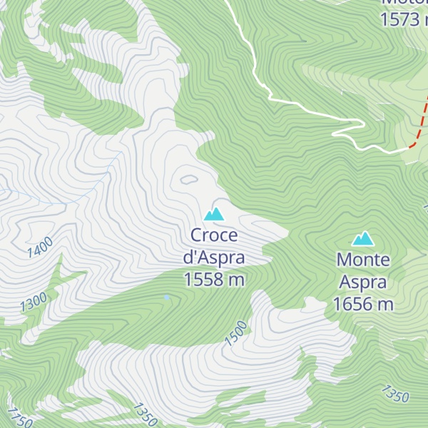 Map of Croce d'Aspra