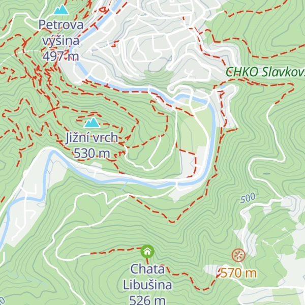 Map of Chata Na Hřišti