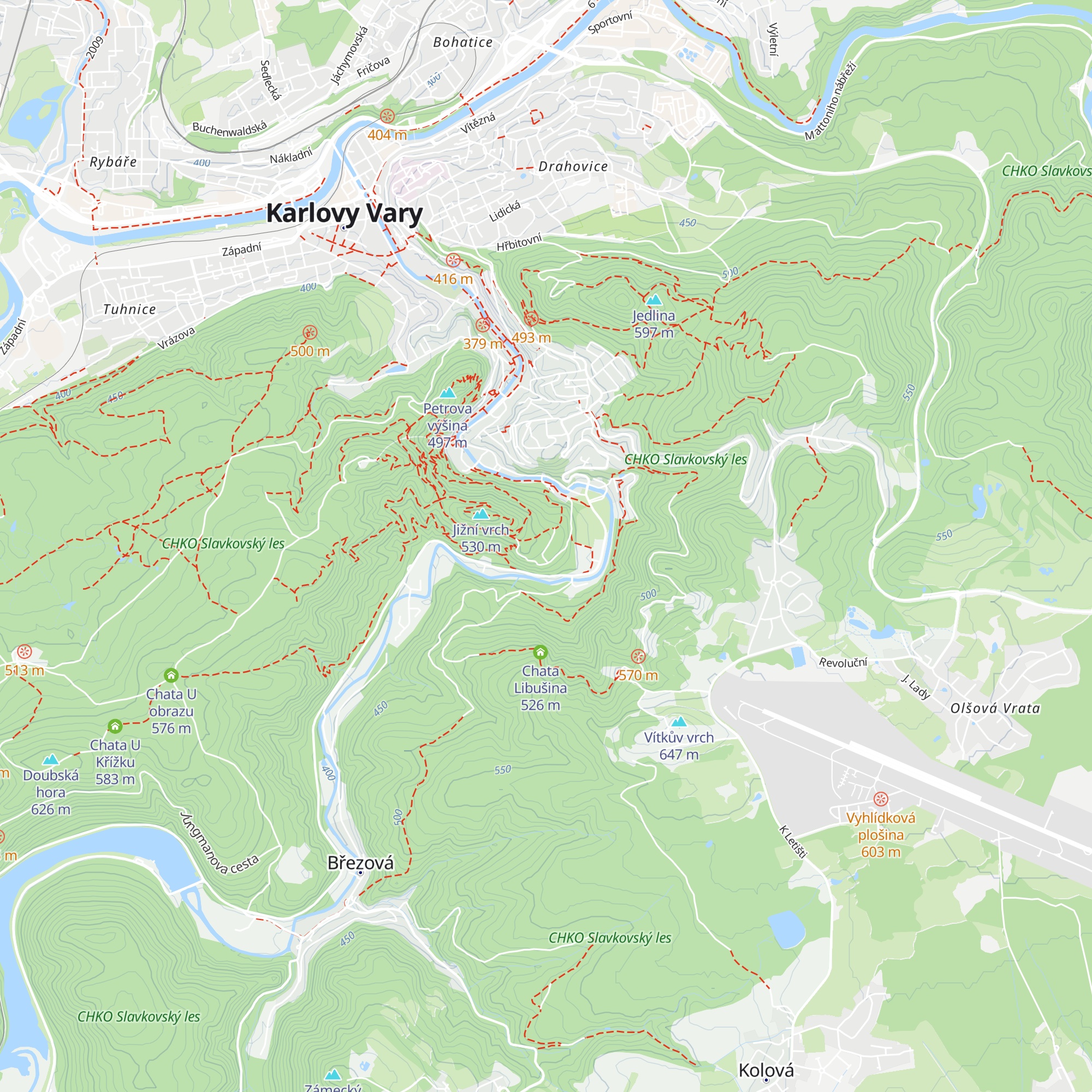 Chata Na Hřišti map