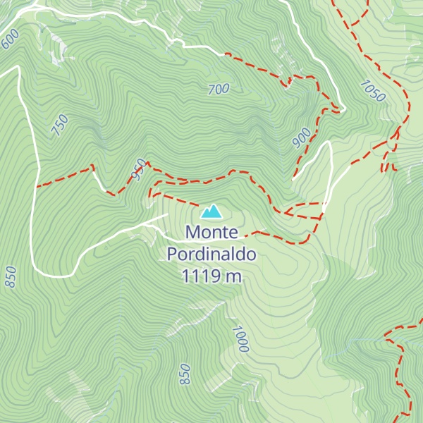 Map of Monte Pordinaldo