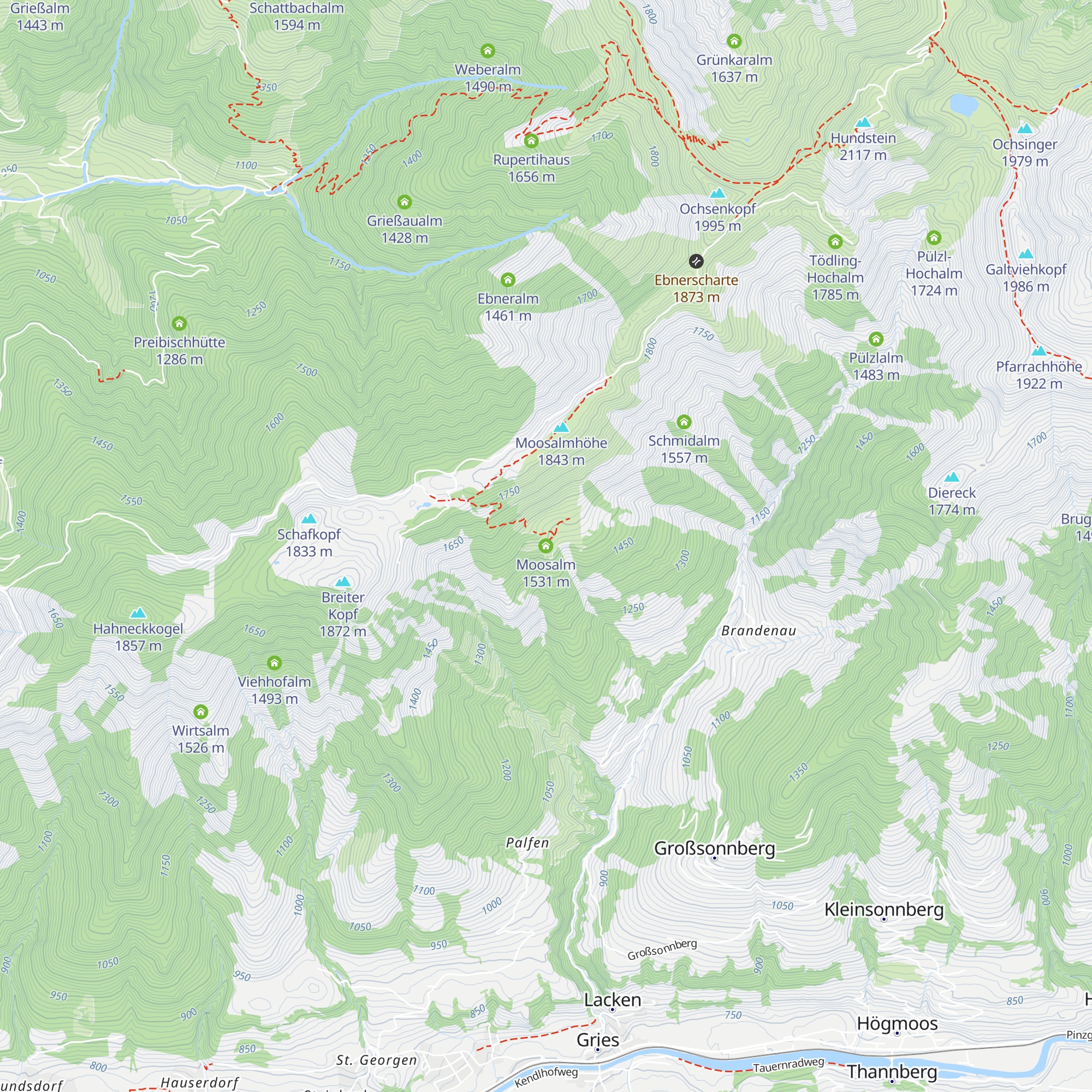 Moosalm map