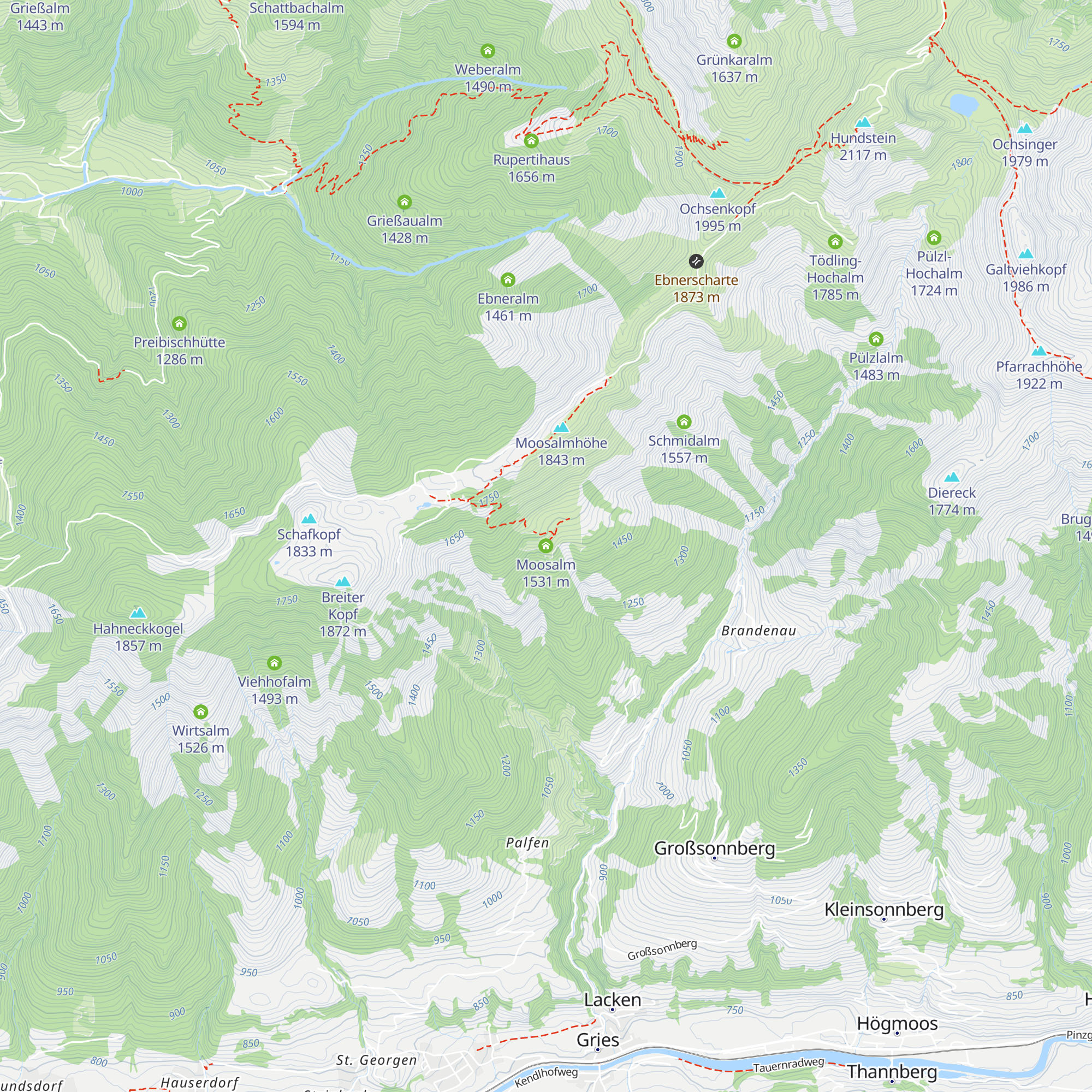 Moosalm map