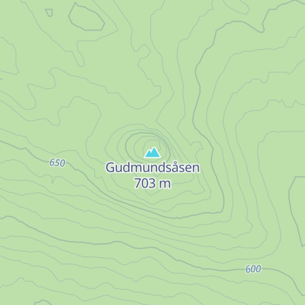 Map of Gudmundsåsen
