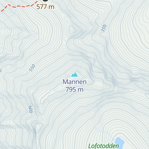 Map of Mannen