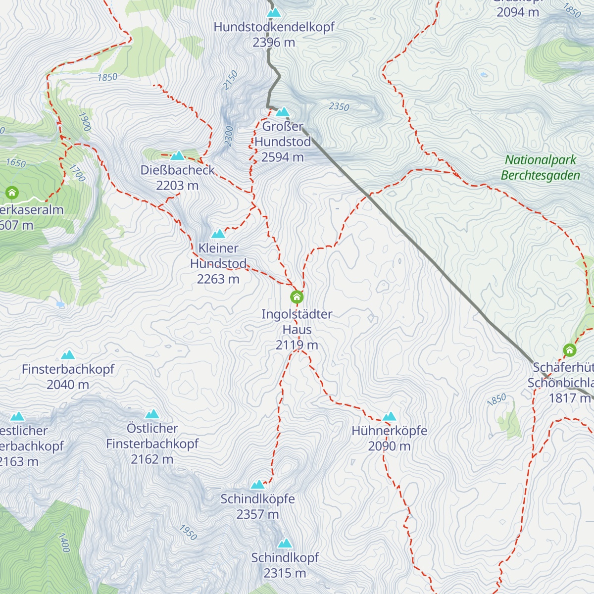 Ingolstädter Haus map