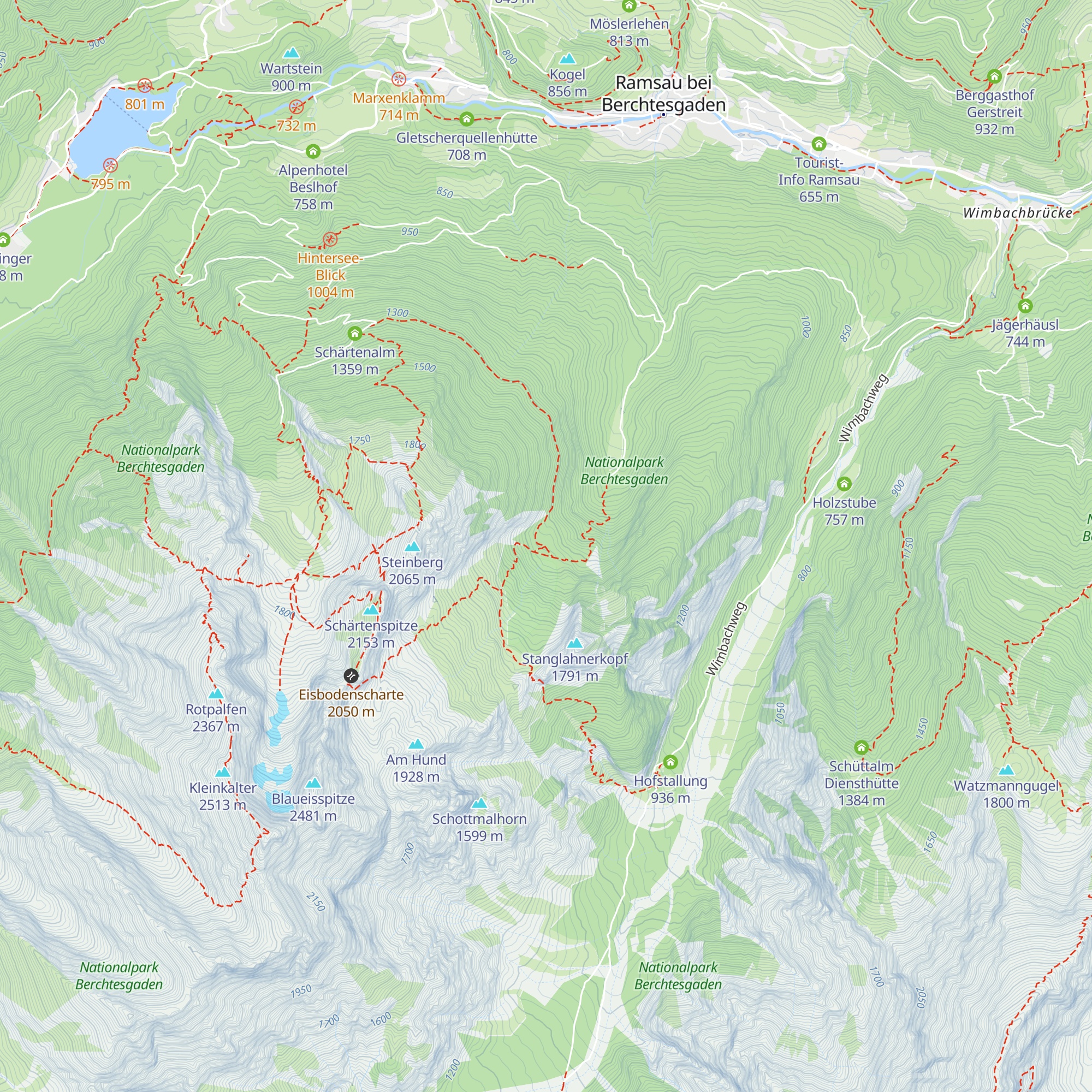Mitterkaser Forstdiensthütte map