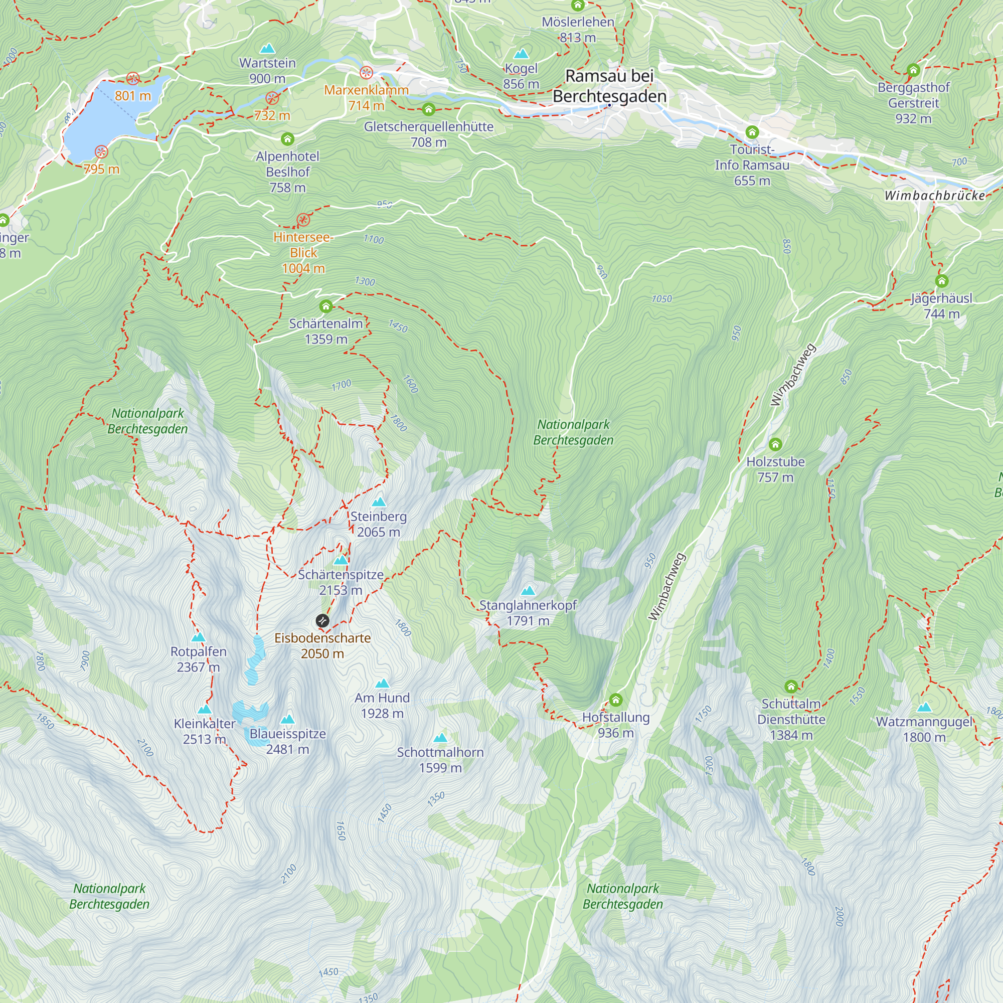 Mitterkaser Forstdiensthütte map