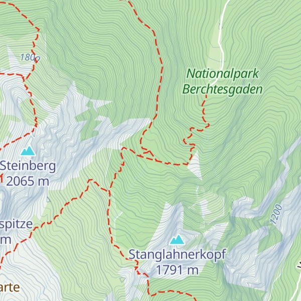 Map of Mitterkaser Forstdiensthütte