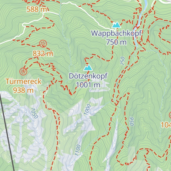Map of Jagdhütte Rachlboden
