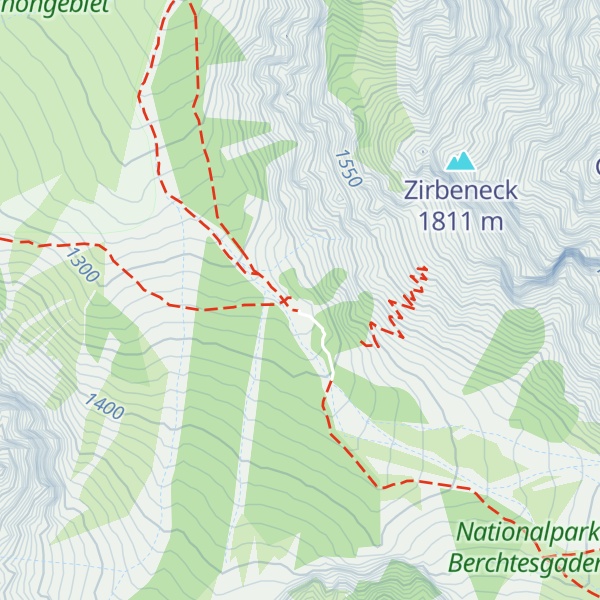 Map of Wimbachgrieshütte (Naturfreundehaus)