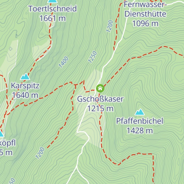Map of Kederbachkaser
