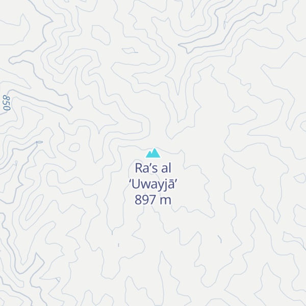 Map of Ra’s al ‘Uwayjā’