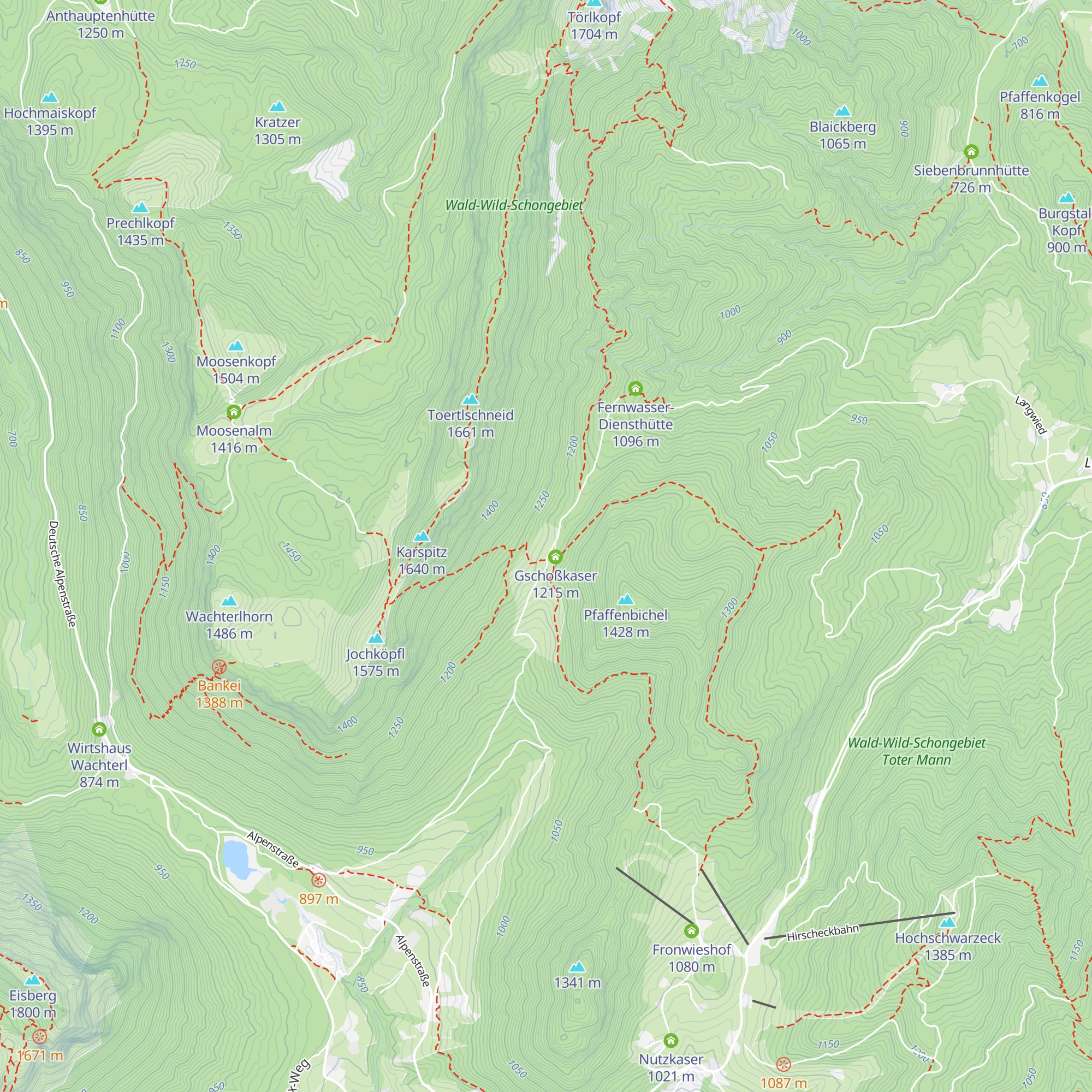 Hinterkeilhofkaser map