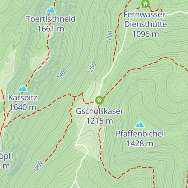Map of Hinterkeilhofkaser
