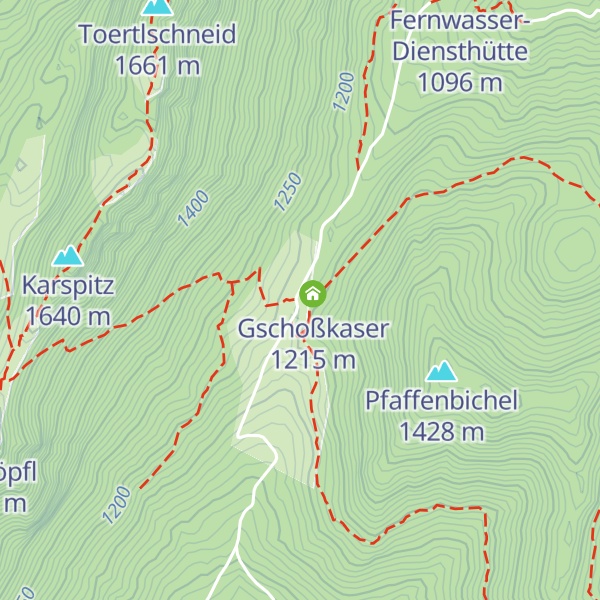 Map of Mordau-Alm