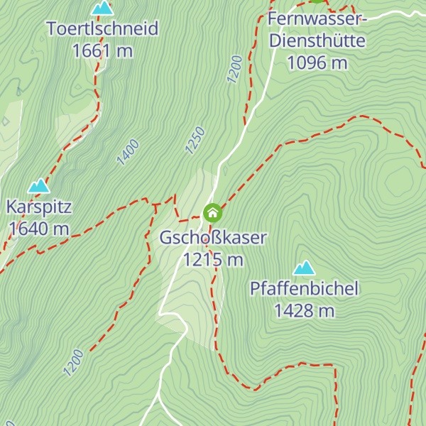 Map of Gschoßkaser