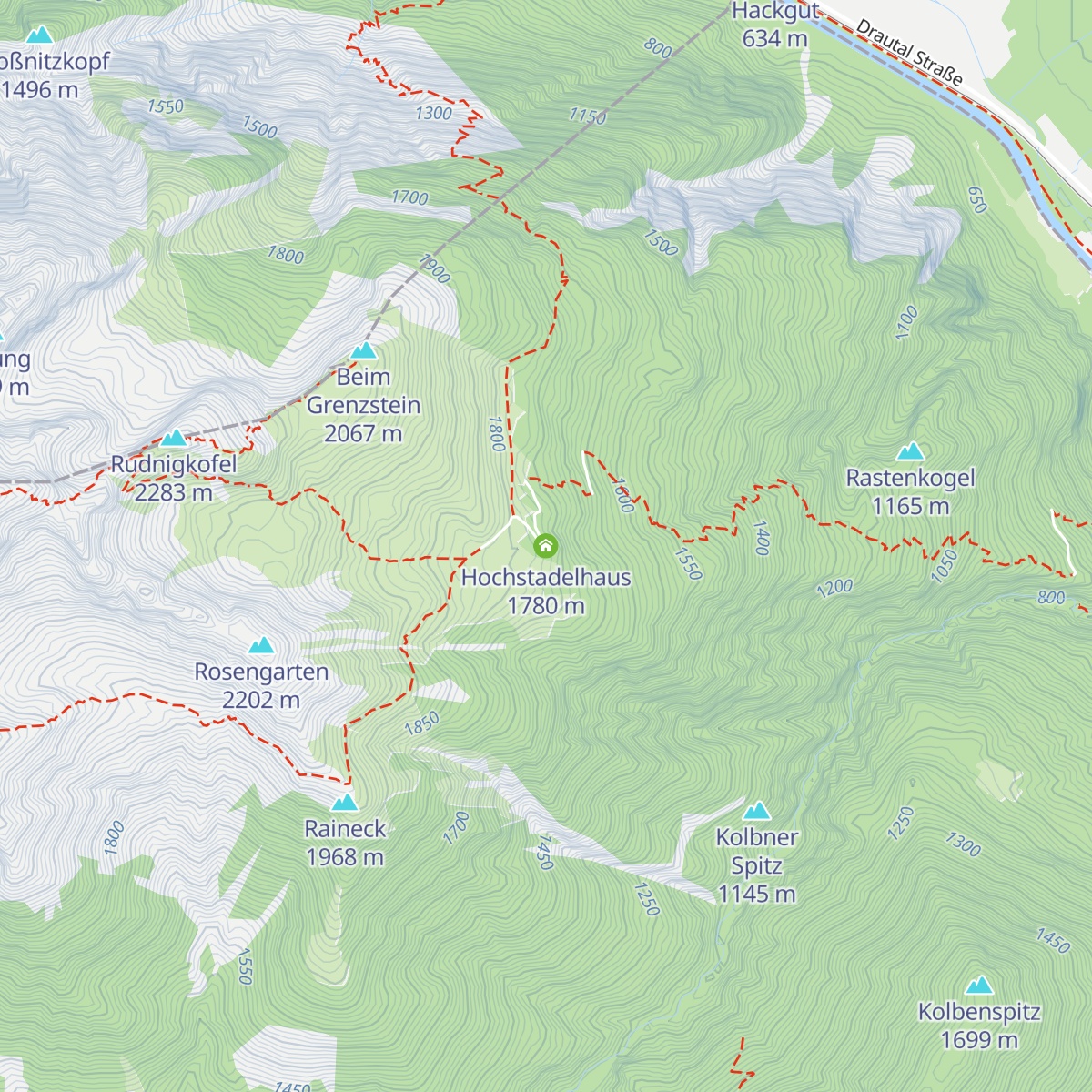 Hochstadelhaus map