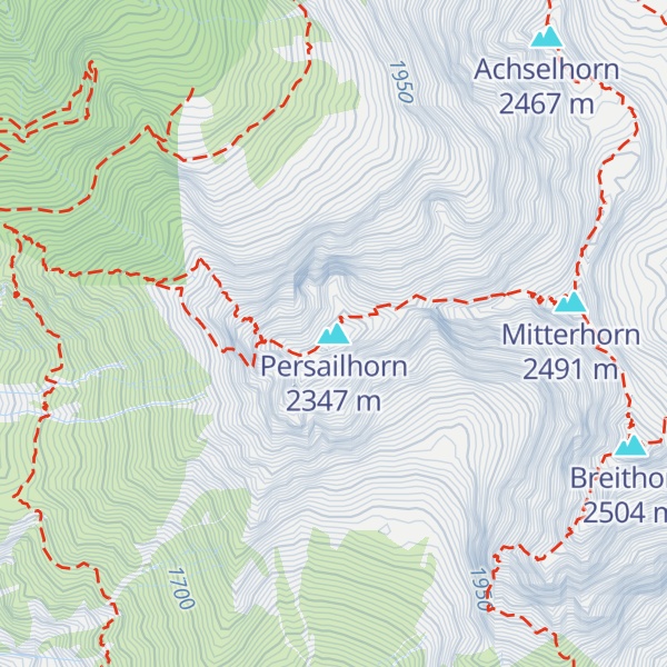 Map of Persailhorn