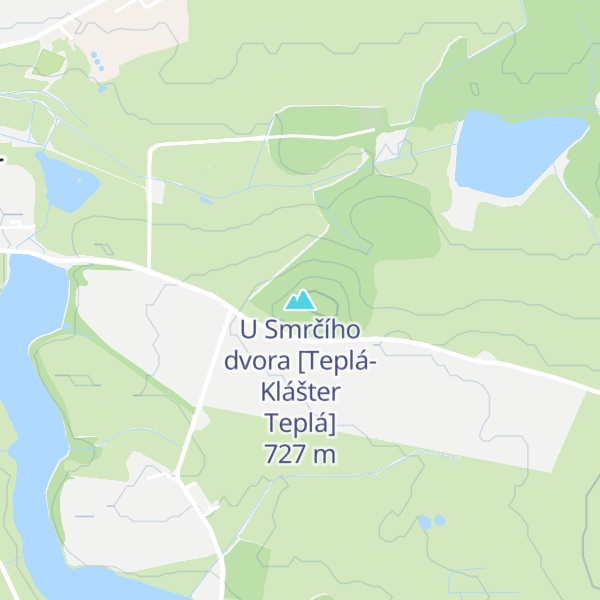 Map of U Smrčího dvora [Teplá-Klášter Teplá]