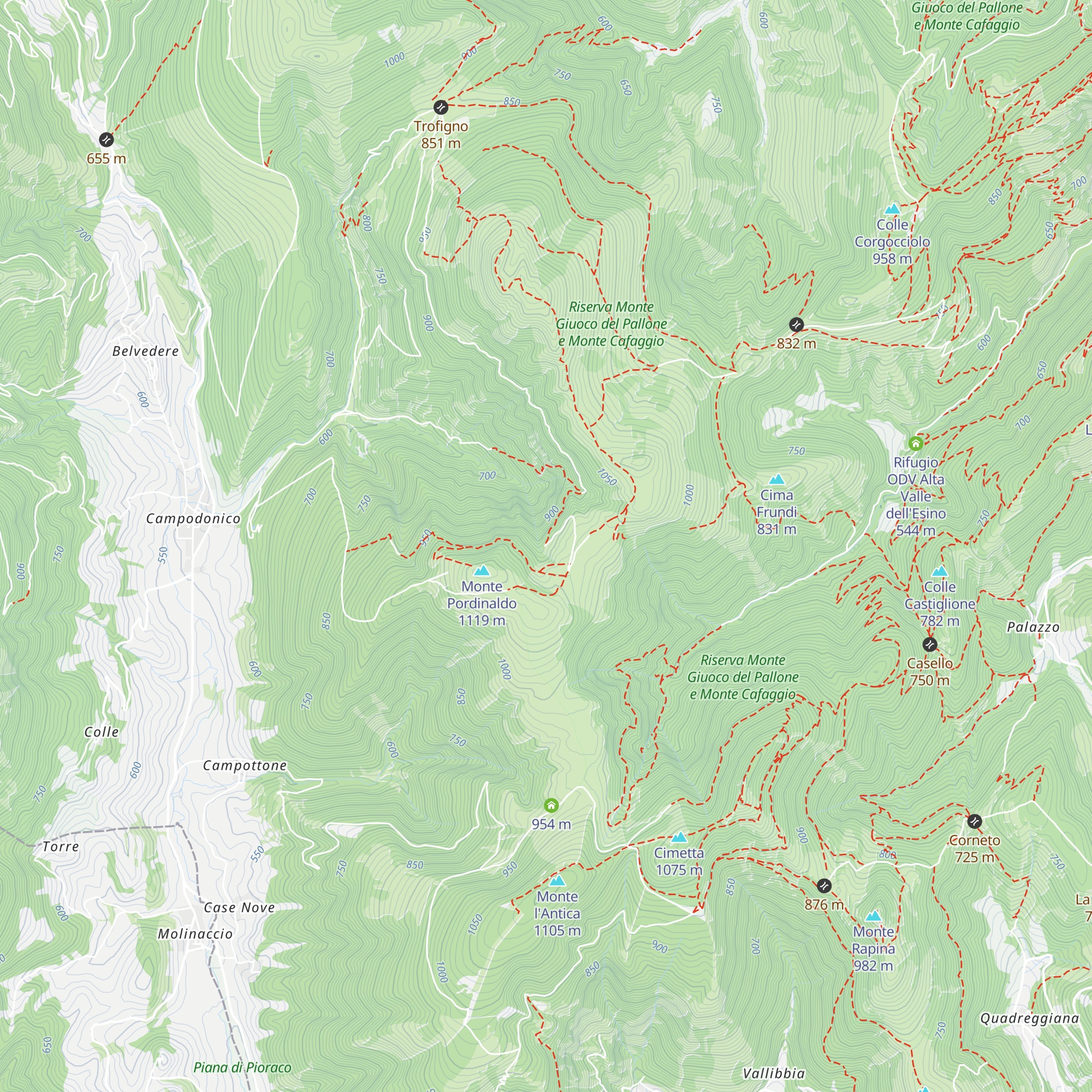 Casa Val di Mazza map