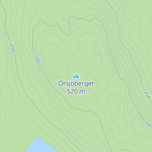 Map of Örsjöberget
