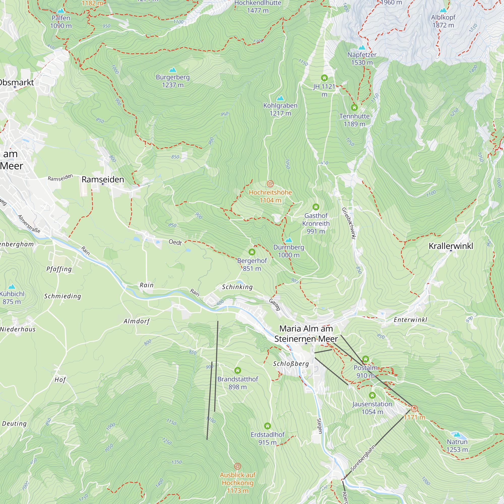 Bergerhof map